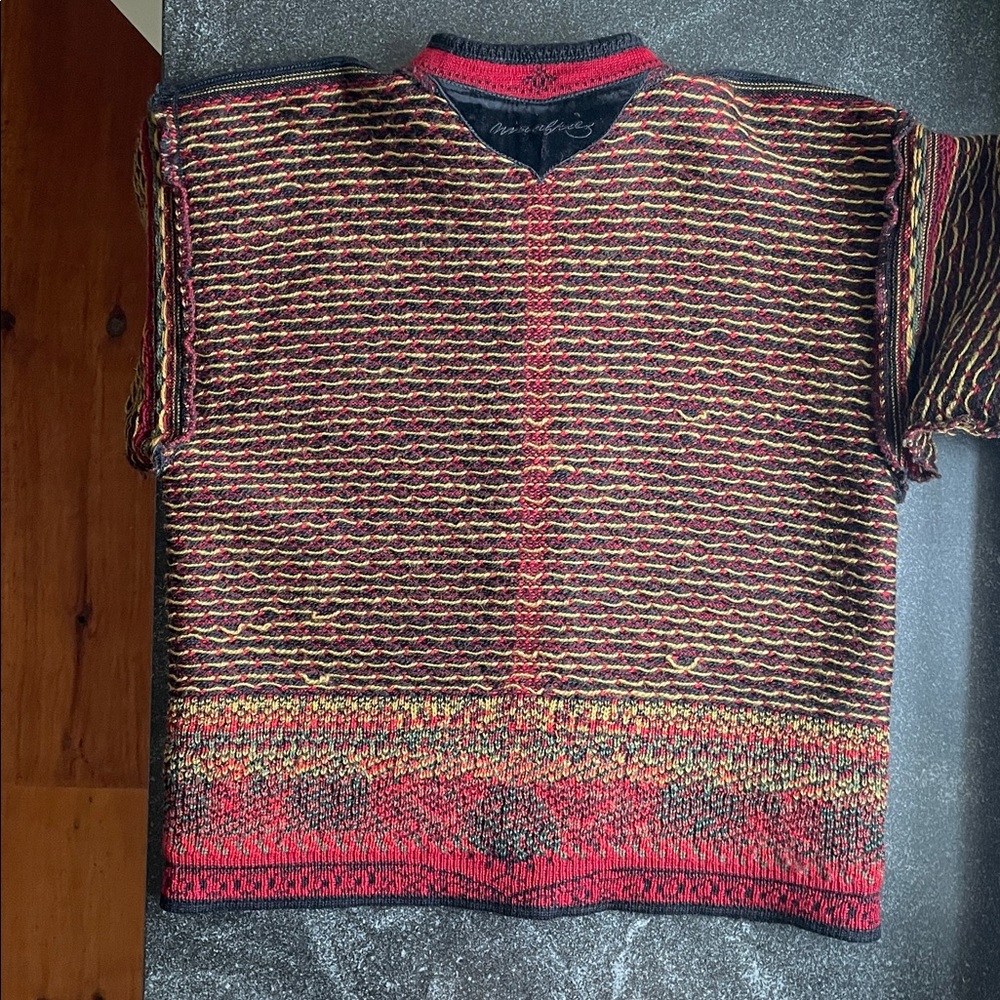 Dale of Norway Vintage Cardigan Sweater Women’s Large (L) Red Black Floral - Picture 7 of 15